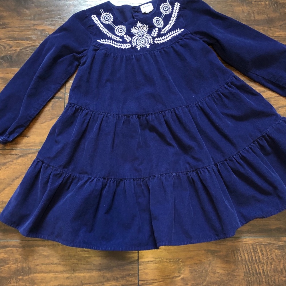 Girls 5T long sleeve corduroy dress